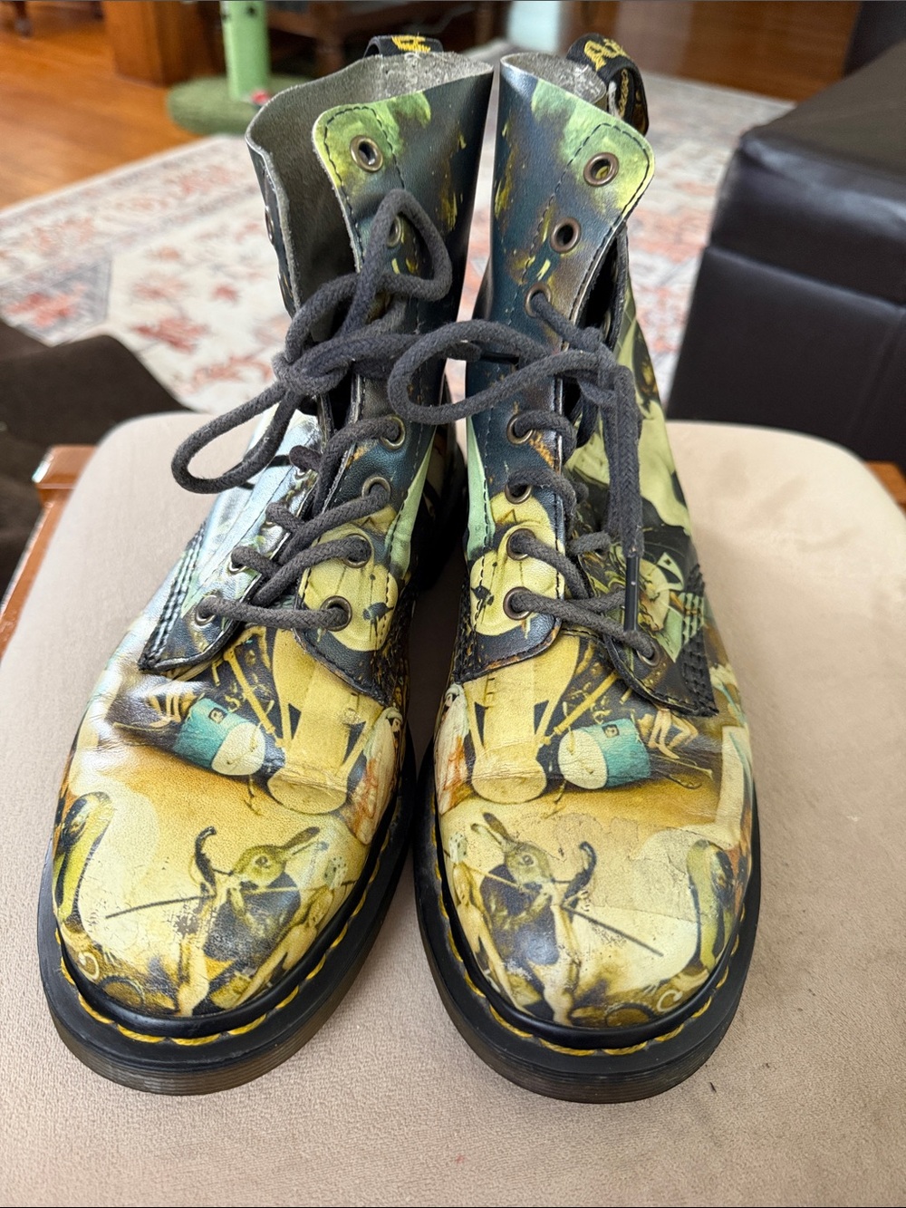 Dr Martens Heironymus Bosch Garden of Earthly Delights 1460 Combat Boots